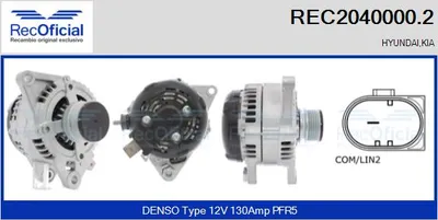 Alternador Hyundai i30 Estate · Hyundai i30 Coupe · Hyundai TUCSON