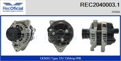 Alternador Honda CIVIC IX · Honda CIVIC X Hatchback