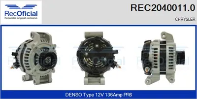 Alternador Chrysler SEBRING Convertible · Chrysler SEBRING