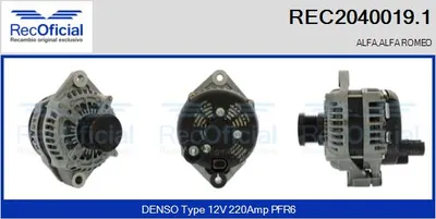 Alternador Alfa Romeo STELVIO