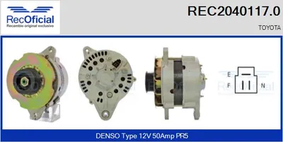 Alternador Toyota COROLLA · Toyota COROLLA Liftback · Toyota CARINA IV Saloon