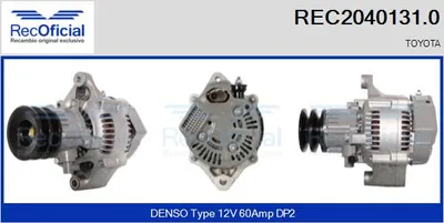 Alternador Toyota HIACE IV Bus · Toyota HIACE IV Van