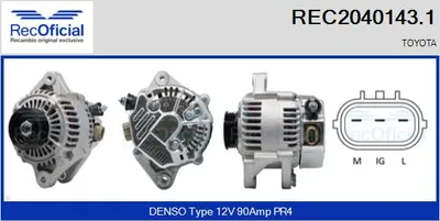 Alternador Toyota YARIS · Toyota YARIS VERSO