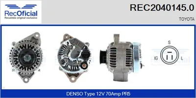 Alternador Toyota CARINA V Saloon · Toyota CARINA V · Toyota CARINA V Estate