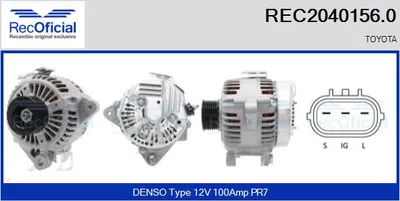 Alternador Toyota AVENSIS · Toyota AVENSIS Estate · Toyota AVENSIS Liftback