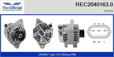 Alternador Toyota YARIS · Toyota YARIS VERSO