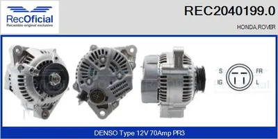 Alternador Rover 800 · Honda LEGEND I Coupe · Honda LEGEND I