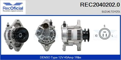 Alternador Suzuki SAMURAI Closed Off-Road Vehicle · Suzuki SJ413 · Suzuki SWIFT I