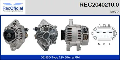 Alternador Toyota YARIS · Toyota YARIS VERSO
