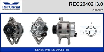 Alternador Chrysler VOYAGER / GRAND VOYAGER III