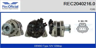 Alternador Ford FOCUS C-MAX · Ford FOCUS II · Ford FOCUS II Turnier