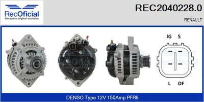 Alternador Renault ESPACE IV