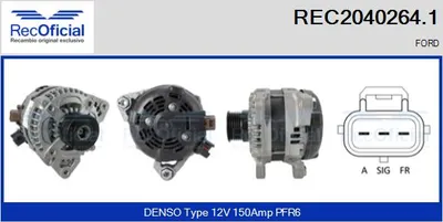 Alternador Ford FOCUS C-MAX · Ford FOCUS II · Ford FOCUS II Turnier