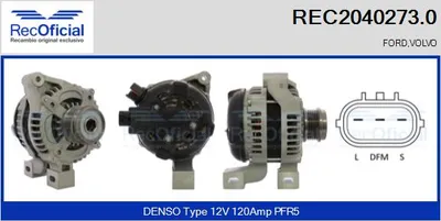 Alternador Volvo S40 II · Volvo V50 · Ford FOCUS II