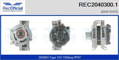 Alternador Lexus IS II · Toyota RAV 4 III · Toyota AVENSIS Saloon