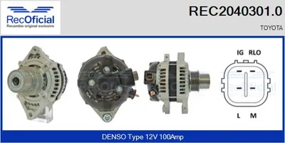 Alternador Toyota YARIS