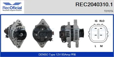 Alternador Toyota YARIS