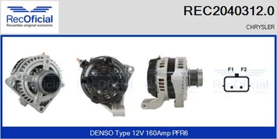 Alternador Chrysler VOYAGER IV