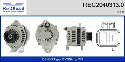 Alternador Isuzu D-MAX I