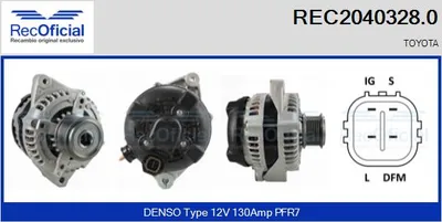Alternador Toyota LAND CRUISER PRADO