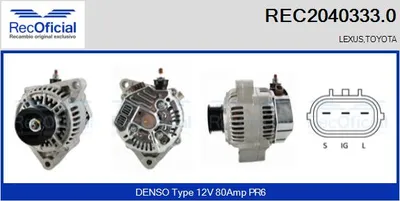 Alternador Toyota SUPRA · Lexus GS