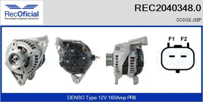 Alternador Jeep GRAND CHEROKEE III · Jeep COMMANDER · Dodge NITRO