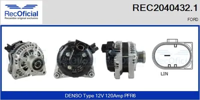 Alternador Ford FIESTA VI · Ford FOCUS III · Ford FOCUS III Saloon