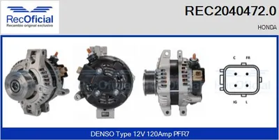 Alternador Honda ACCORD VIII · Honda ACCORD VIII Estate