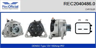 Alternador Dodge DURANGO · Dodge RAM 1500 Pickup