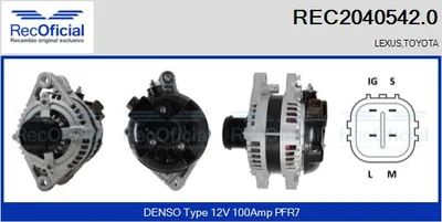 Alternador Toyota VENZA