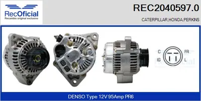 Alternador Honda PRELUDE IV