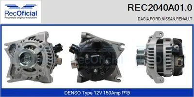 Alternador Renault KANGOO Express · Dacia LOGAN MCV · Renault LAGUNA III