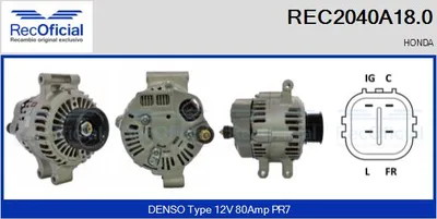 Alternador Honda CIVIC VII Hatchback