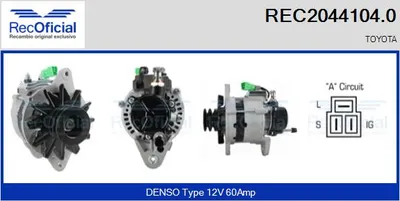 Alternador Toyota LAND CRUISER