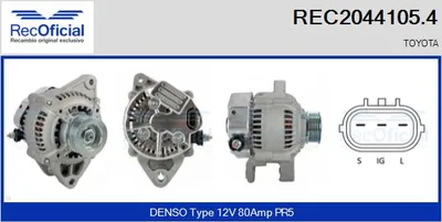 Alternador Toyota CARINA E VI Saloon · Toyota CARINA E VI · Toyota CARINA E VI Sportswagon