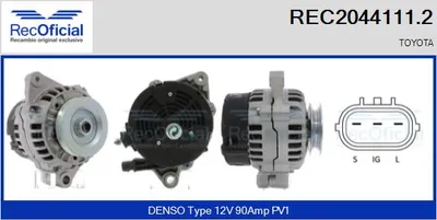 Alternador Toyota CARINA E VI Saloon · Toyota CARINA E VI · Toyota CARINA E VI Sportswagon