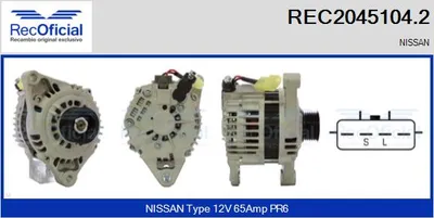 Alternador Nissan MICRA II