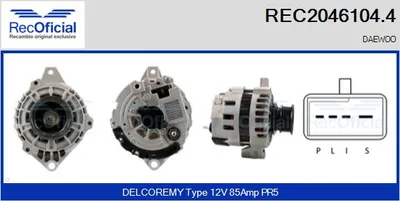 Alternador Daewoo ESPERO