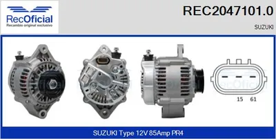 Alternador Suzuki VITARA · Suzuki BALENO Hatchback · Suzuki BALENO