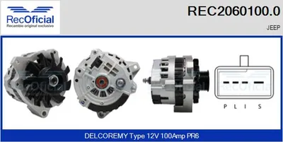 Alternador Jeep CHEROKEE