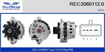 Alternador Buick SKYLARK