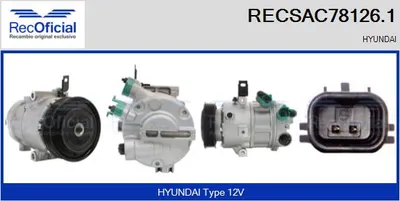 Compresor, aire acondicionado Hyundai TUCSON