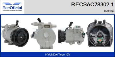 Compresor, aire acondicionado Hyundai i20 I · Hyundai ACCENT IV Saloon