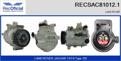 Compresor, aire acondicionado Land Rover DISCOVERY III