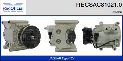 Compresor, aire acondicionado Jaguar S-TYPE II