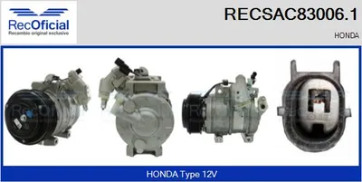 Compresor, aire acondicionado Honda CR-V III