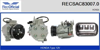 Compresor, aire acondicionado Honda CIVIC VIII Saloon · Honda CR-V III