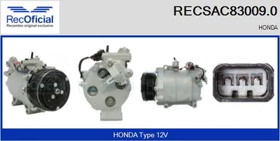 Compresor, aire acondicionado Honda CR-V III