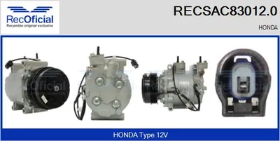 Compresor, aire acondicionado Honda JAZZ III