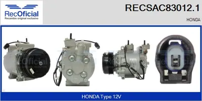 Compresor, aire acondicionado Honda JAZZ III